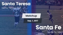 Matchup: Santa Teresa vs. Santa Fe  2017