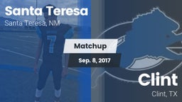 Matchup: Santa Teresa vs. Clint  2017