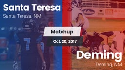 Matchup: Santa Teresa vs. Deming  2017