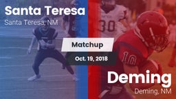 Matchup: Santa Teresa vs. Deming  2018