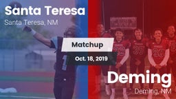 Matchup: Santa Teresa vs. Deming  2019