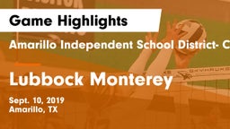 Amarillo Independent School District- Caprock  vs Lubbock Monterey  Game Highlights - Sept. 10, 2019