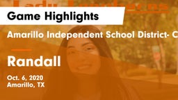 Amarillo Independent School District- Caprock  vs Randall  Game Highlights - Oct. 6, 2020