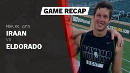 Recap: Iraan  vs. Eldorado  2015