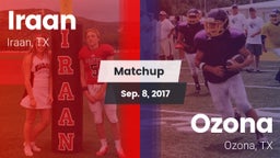 Matchup: Iraan vs. Ozona  2017