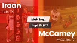 Matchup: Iraan vs. McCamey  2017