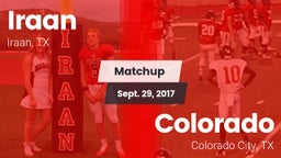 Matchup: Iraan vs. Colorado  2017
