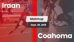 Matchup: Iraan vs. Coahoma 2018