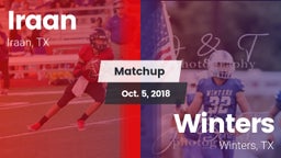Matchup: Iraan vs. Winters  2018