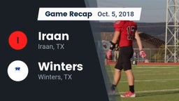 Recap: Iraan  vs. Winters  2018