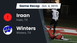 Recap: Iraan  vs. Winters  2019