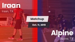 Matchup: Iraan vs. Alpine  2019