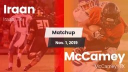 Matchup: Iraan vs. McCamey  2019