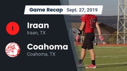 Recap: Iraan  vs. Coahoma  2019