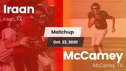 Matchup: Iraan vs. McCamey  2020