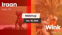 Matchup: Iraan vs. Wink  2020