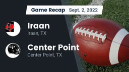 Recap: Iraan  vs. Center Point  2022