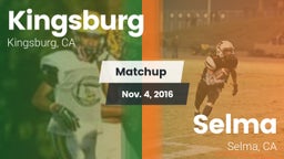Matchup: Kingsburg vs. Selma  2016