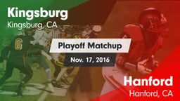 Matchup: Kingsburg vs. Hanford  2016