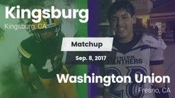 Matchup: Kingsburg vs. Washington Union  2017