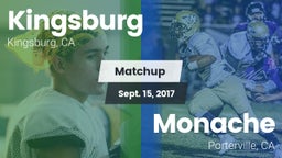 Matchup: Kingsburg vs. Monache  2017