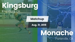 Matchup: Kingsburg vs. Monache  2018