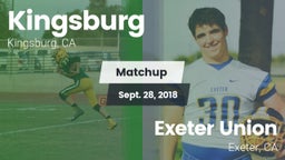Matchup: Kingsburg vs. Exeter Union  2018