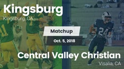Matchup: Kingsburg vs. Central Valley Christian 2018