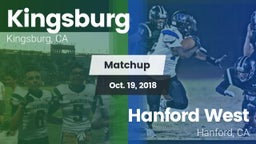 Matchup: Kingsburg vs. Hanford West  2018