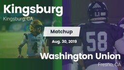 Matchup: Kingsburg vs. Washington Union  2019