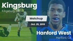 Matchup: Kingsburg vs. Hanford West  2019