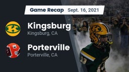 Recap: Kingsburg  vs. Porterville  2021