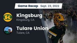 Recap: Kingsburg  vs. Tulare Union  2022