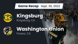 Recap: Kingsburg  vs. Washington Union  2022