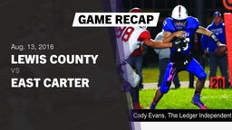 Recap: Lewis County  vs. East Carter  2016