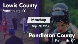 Matchup: Lewis County vs. Pendleton County  2016