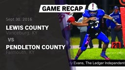 Recap: Lewis County  vs. Pendleton County  2016