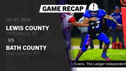 Recap: Lewis County  vs. Bath County  2016
