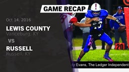 Recap: Lewis County  vs. Russell  2016