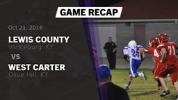 Recap: Lewis County  vs. West Carter  2016