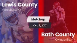 Matchup: Lewis County vs. Bath County  2017