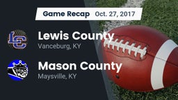 Recap: Lewis County  vs. Mason County  2017