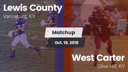 Matchup: Lewis County vs. West Carter  2018