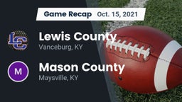 Recap: Lewis County  vs. Mason County  2021