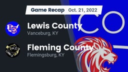 Recap: Lewis County  vs. Fleming County  2022