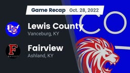 Recap: Lewis County  vs. Fairview  2022