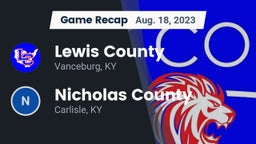 Recap: Lewis County  vs. Nicholas County  2023