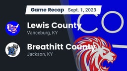 Recap: Lewis County  vs. Breathitt County  2023