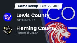 Recap: Lewis County  vs. Fleming County  2023