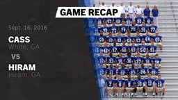 Recap: Cass  vs. Hiram  2016